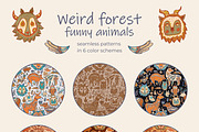 Funny Forest Animals, a Pattern Graphic by Depiano (Thumbnail 3 of 5)