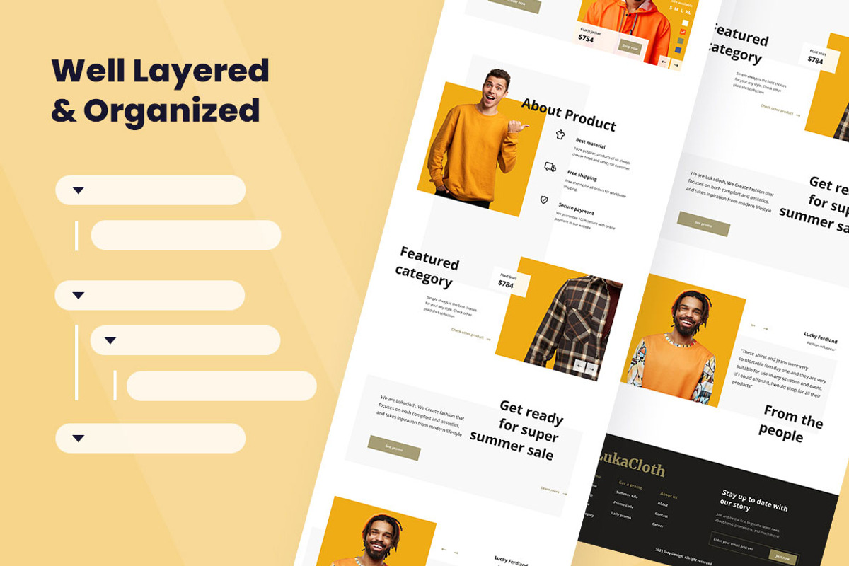 ecommerce Web Design, a Wireframe Template by INSPR STD (Photo 5 of 6)
