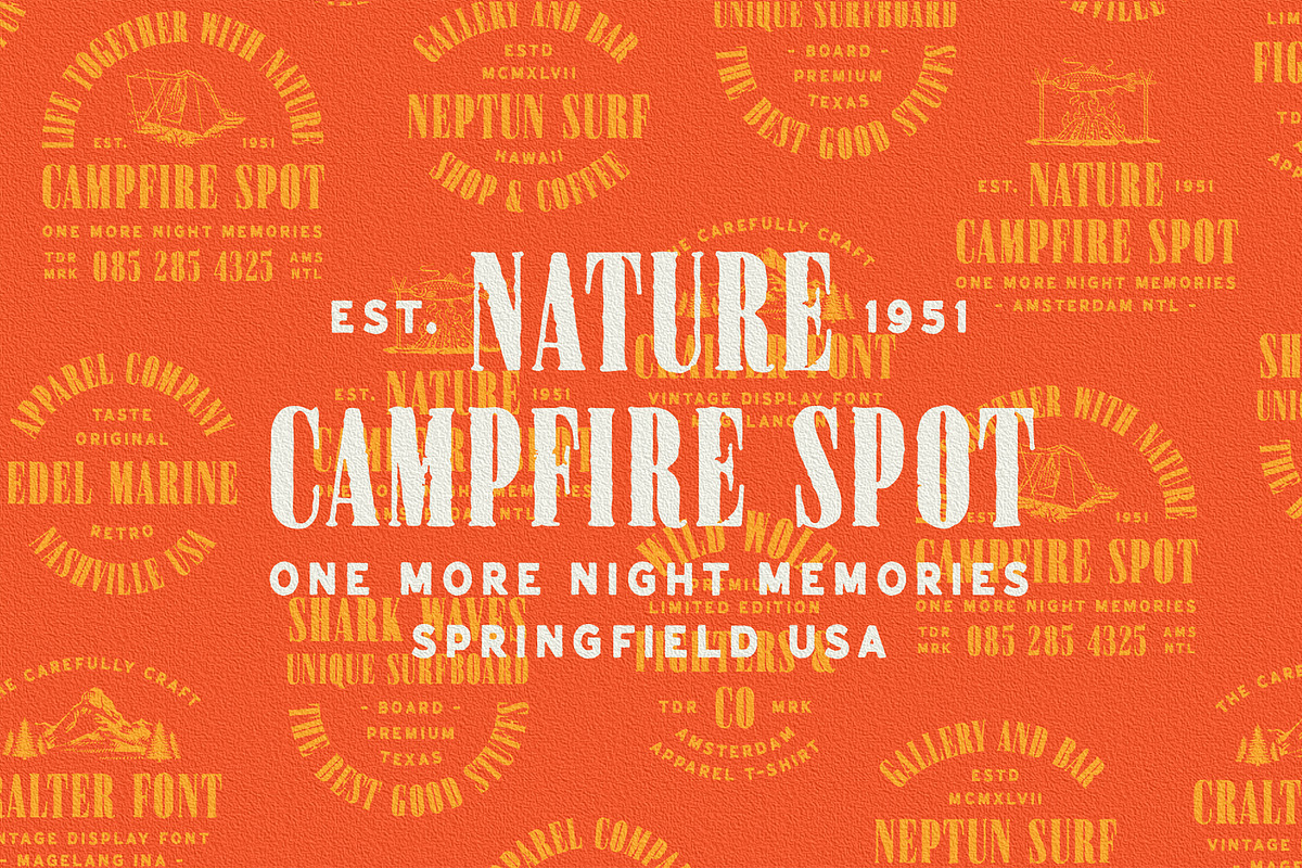 Cralter - Display Font, a Sans Serif Font by Edignwn Type (Photo 5 of 11)