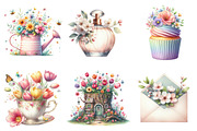 Watercolor Spring Clipart, an Illustration by DreamPrint404 (Thumbnail 7 of 7)