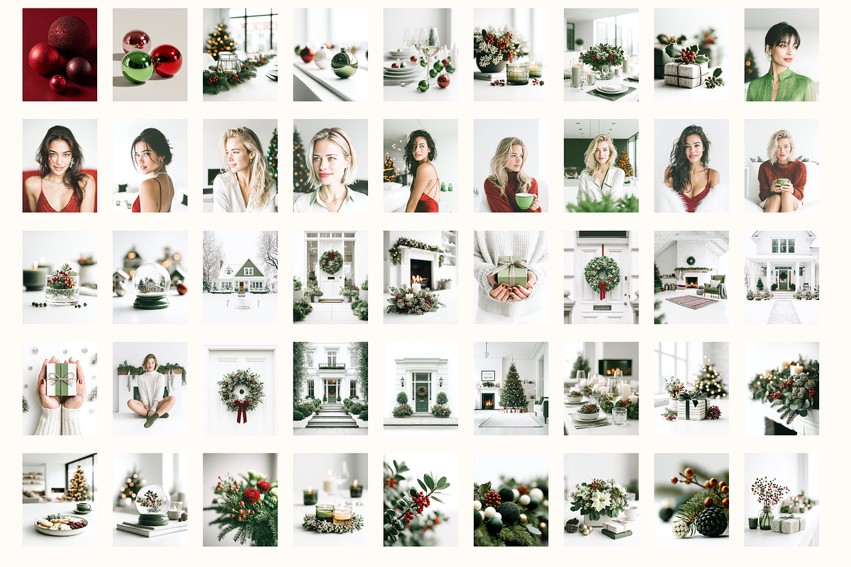 100 Modern Christmas Stock Photos, a Holiday Photo by Spinsugar Graphics (Photo 9 of 11)