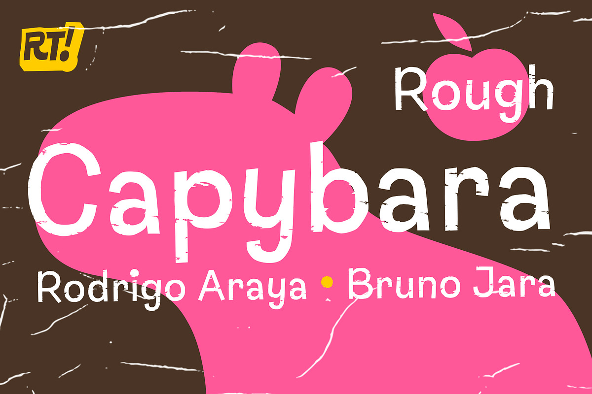 Capybara Rough + Cyrillic, a Sans Serif Font by Rodrigo Typo (Photo 1 of 4)