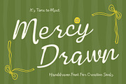 CS Mercy Drawn, a Script Font by Craft Supply Co. (Thumbnail 1 of 8)
