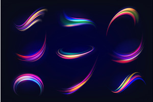 Light effect or vector high speed, an Illustration by Elegant Solution