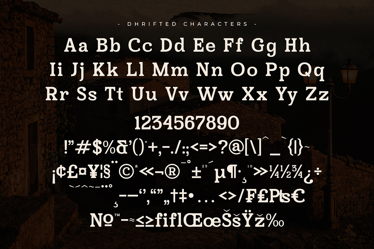Dhrifted Slab Serif Font, a Slab Serif Font by Storytype Studio (Photo 13 of 15)