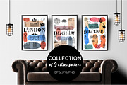 Collection of 9 cities, an Illustration by Tatiana Davidova (Thumbnail 1 of 3)
