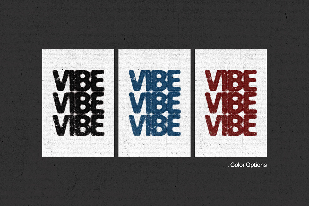 Dirty Stamp Text Effect, a Layer Style Add-On by Design Squad