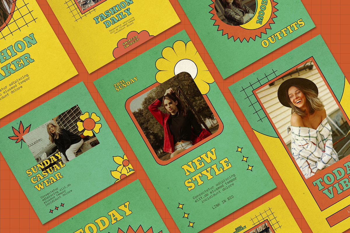 Loretta Instagram Template, a Social Media Template by Creatchees.std (Photo 2 of 5)