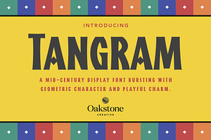 Tangram – Mid-Century Display Font