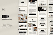 NOLE / Newsletter Template, an Email Template by Wildnun Studio (Thumbnail 1 of 19)