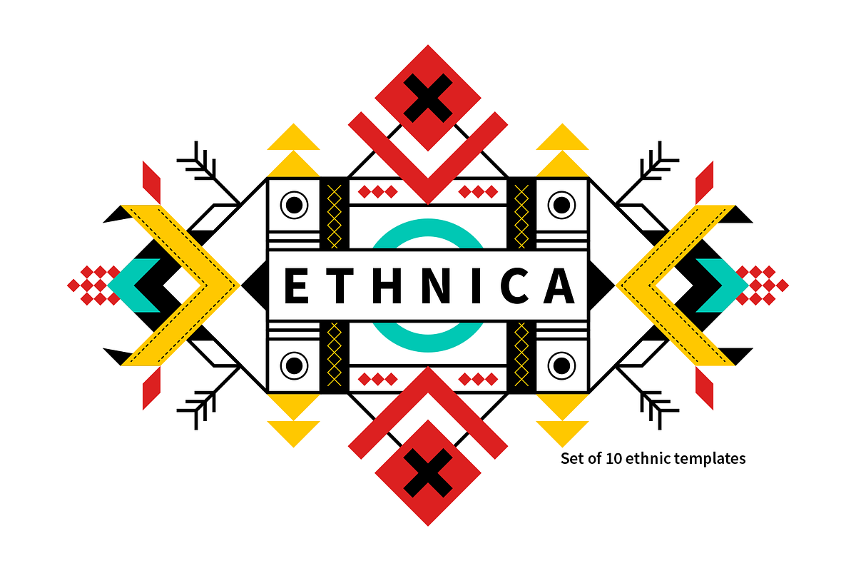 Ethnica, a Background Graphic by Leonid Zarubin (Photo 1 of 2)