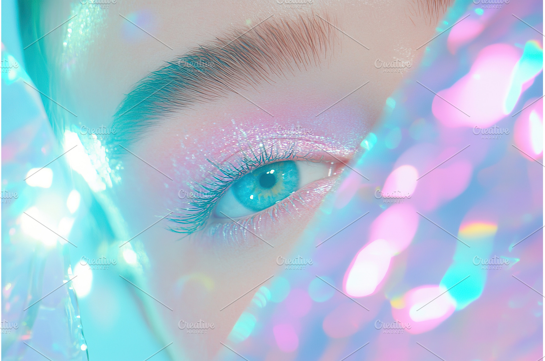Close up of Woman Eye with Pink, a Beauty & Fashion Photo by Lermont51