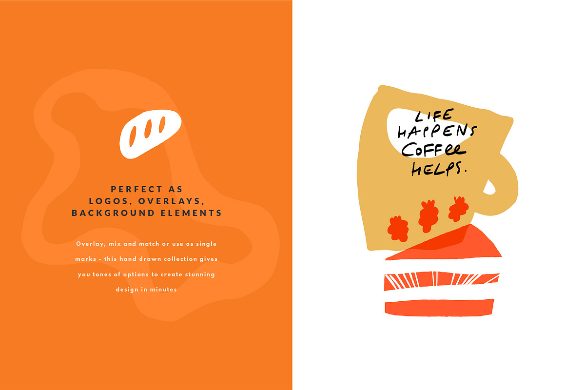 BAKERY SHAPES | HAND DRAWN CLIPART, a Decorative Illustration by Favete Art (Photo 17 of 22)