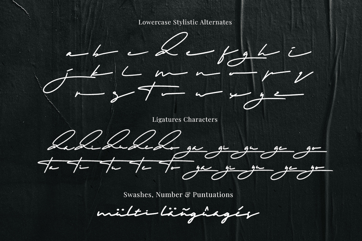 Gradation - Realistic Signature, a Script Font by Scratch Design (Photo 10 of 15)