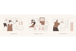 Household inspection isolated, a Person Illustration by Visual Generation