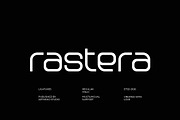 Rastera – Minimalist Sans Serif, a Sans Serif Font by Artiveko (Thumbnail 1 of 8)