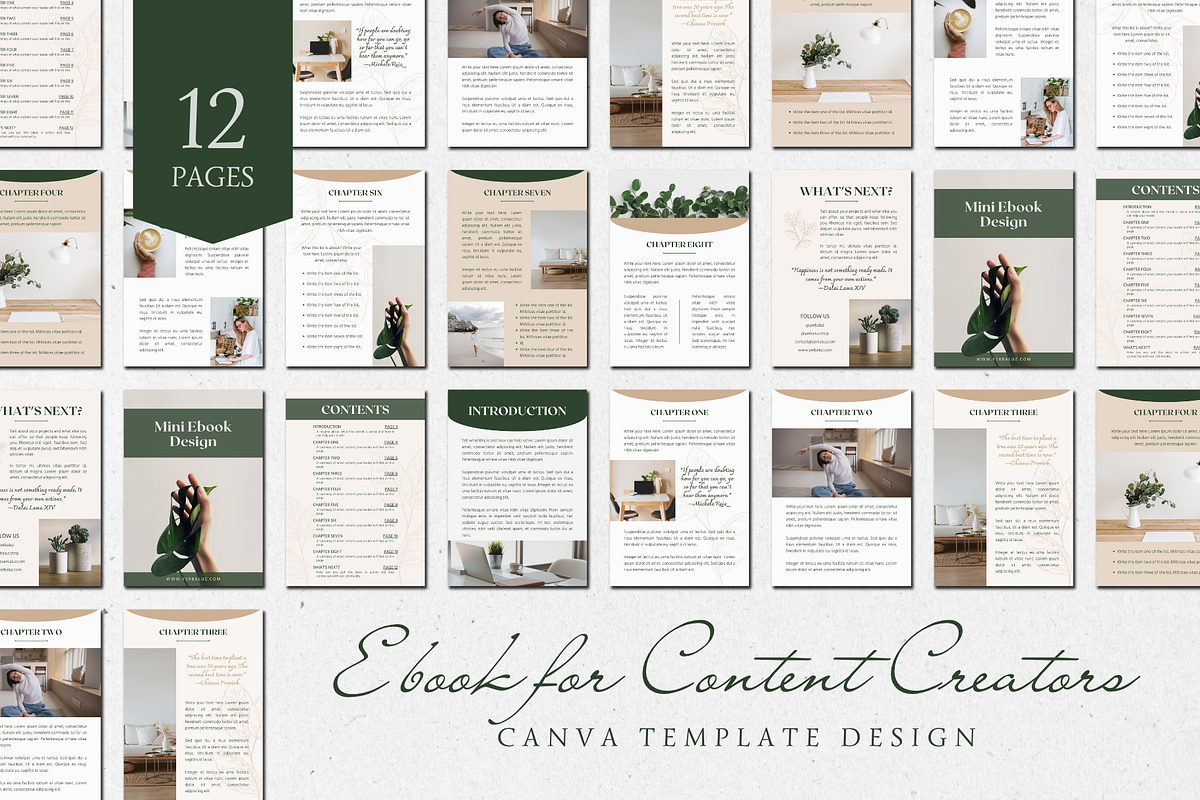 Ebook Design for Content Creators, a Magazine Template by The Little Lily Studio (Photo 1 of 5)
