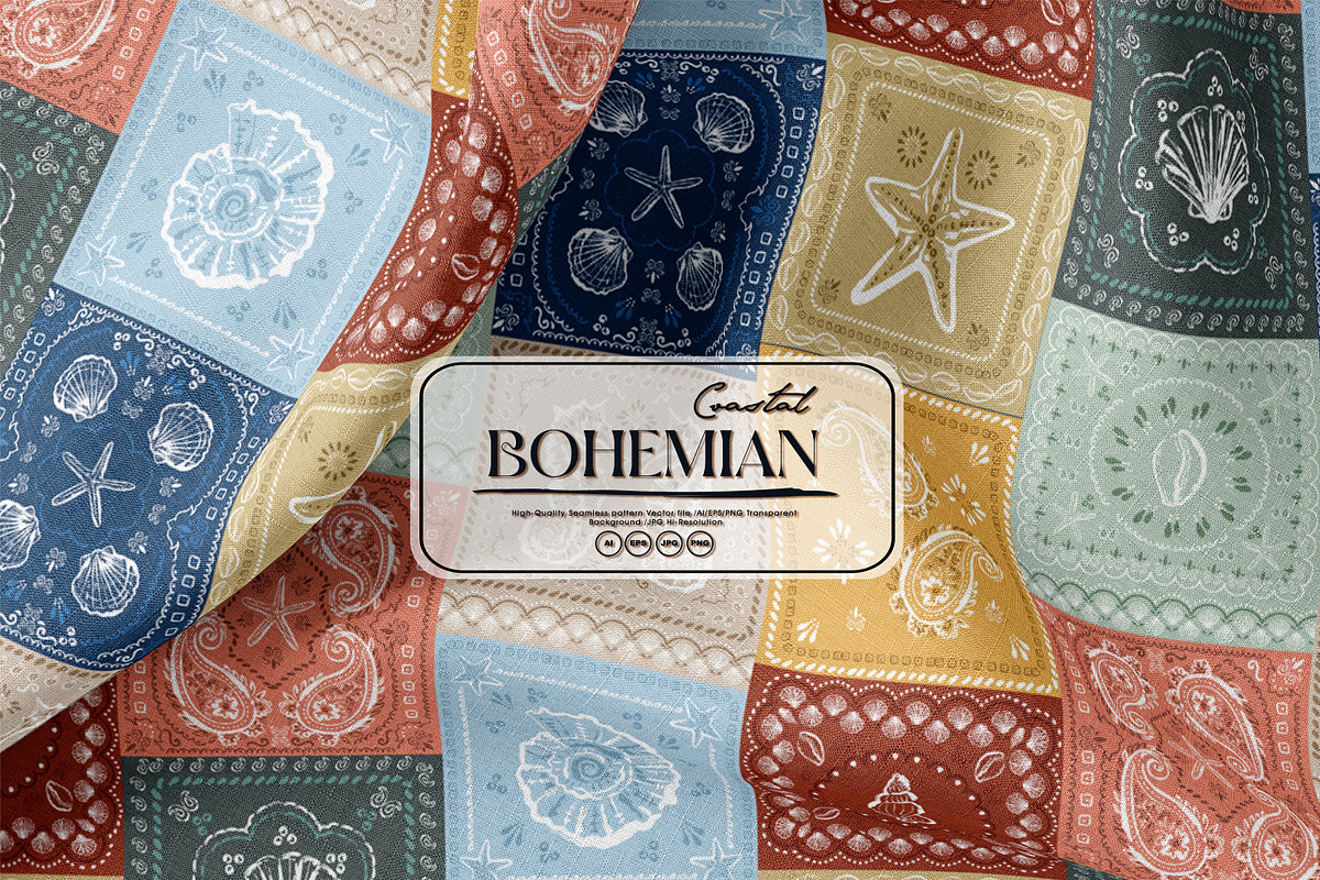 Coastal Bohemian Collection, a Pattern Graphic by MSNTY STUDIOX (Photo 3 of 33)