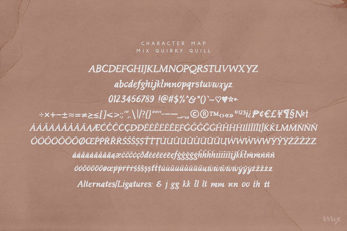 Quirky Quill — A Handwritten Serif, a Handwritten Font by Mix Fonts (Photo 2 of 5)