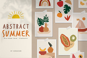 Summer Abstract Elements Vol.1