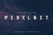 Pixel Bit Typeface, a Font by PutraCetol Studio (Thumbnail 1 of 7)