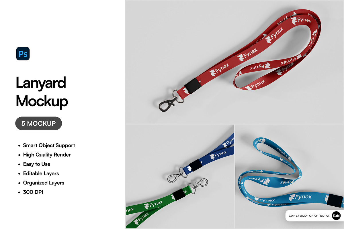 Lanyard Mockup, a Merchandise Mockup by SLAB! Design (Photo 1 of 7)