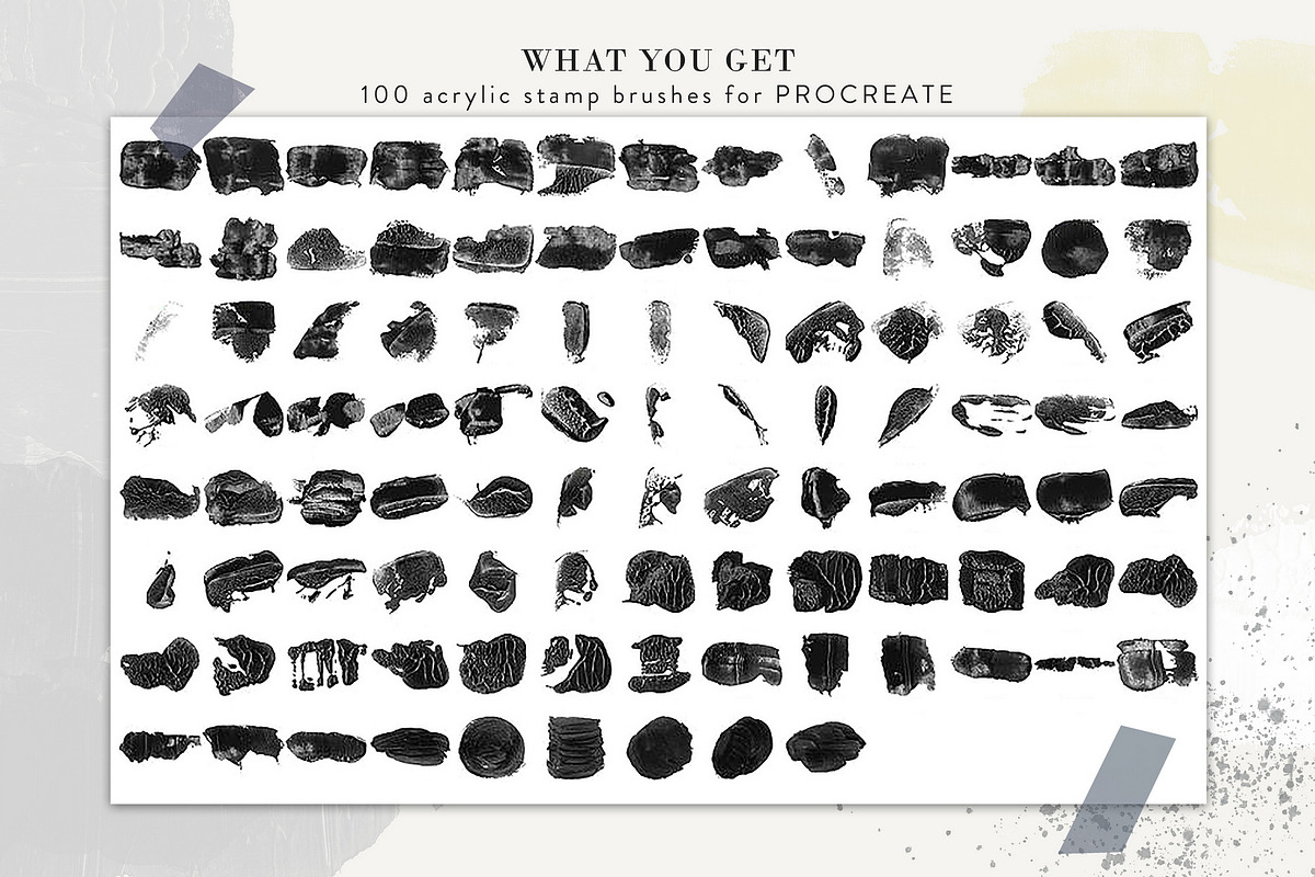 All Procreate Stamp Brushes Bundle, a Brush Add-On by Struvictory.art (Photo 7 of 27)