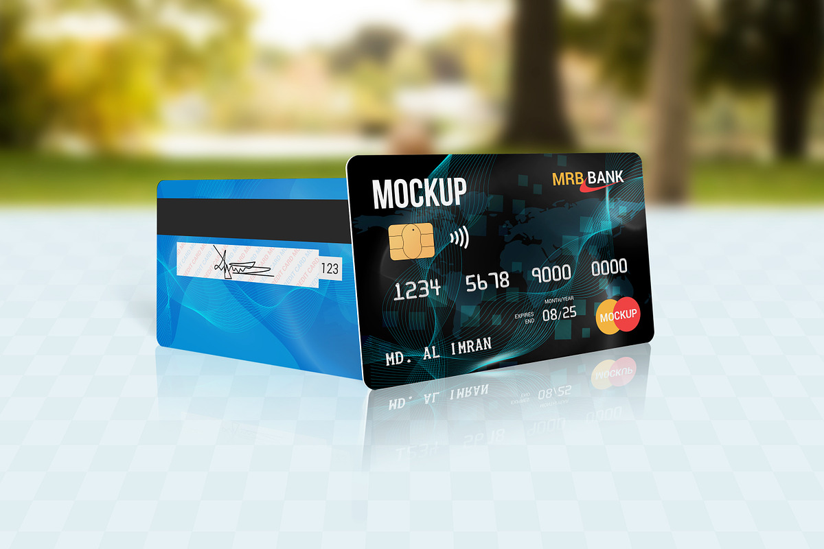 Membership Card / Credit Card Mockup, a Mockup by alimran24 (Photo 9 of 11)