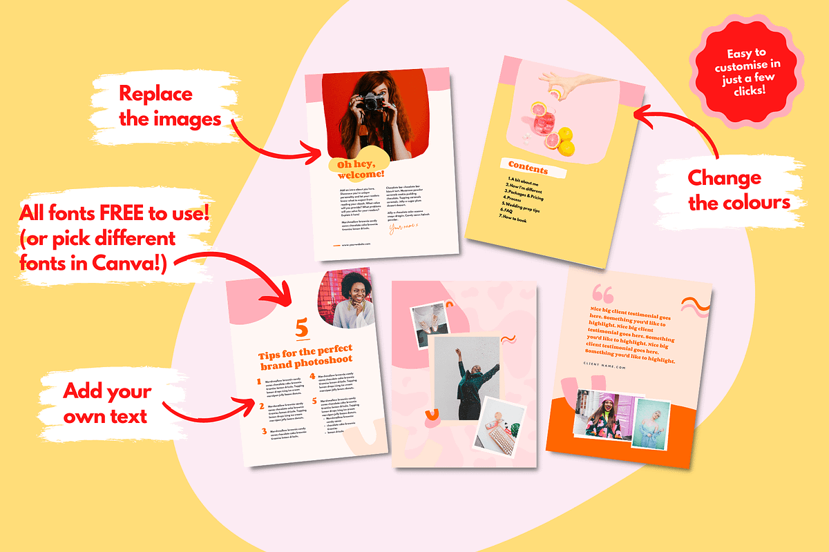 Bright Photography Pricing Template, a Brochure Template by Kurly Creative (Photo 4 of 12)
