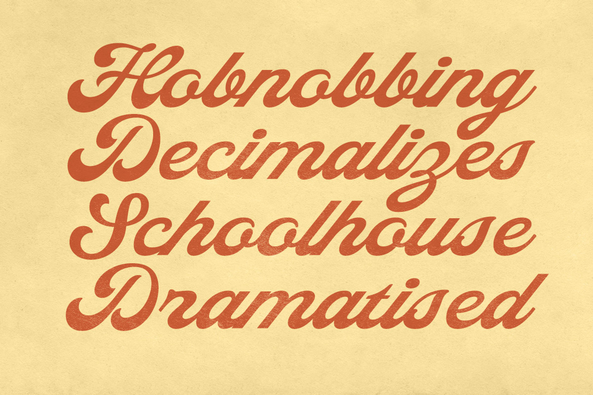 Magdalia Vintage Bold Script, a Script Font by Letterhend Studio (Photo 11 of 11)