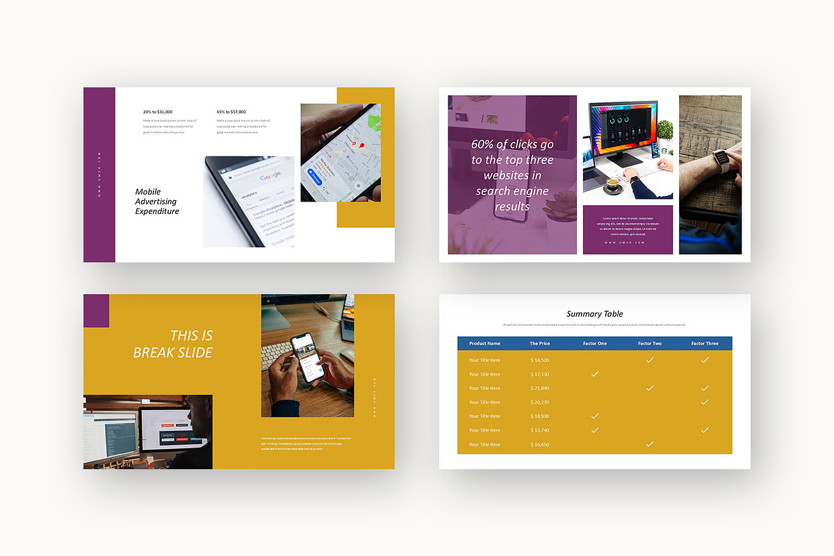 Umso : App Biz Promo Google Slides preview 7