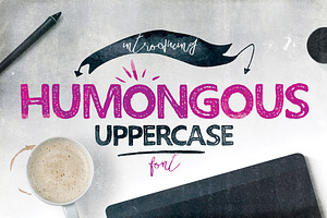 Humongous Font Typeface