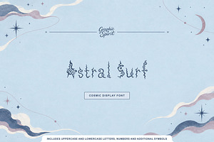 Astral Surf Cosmic Decorative Font