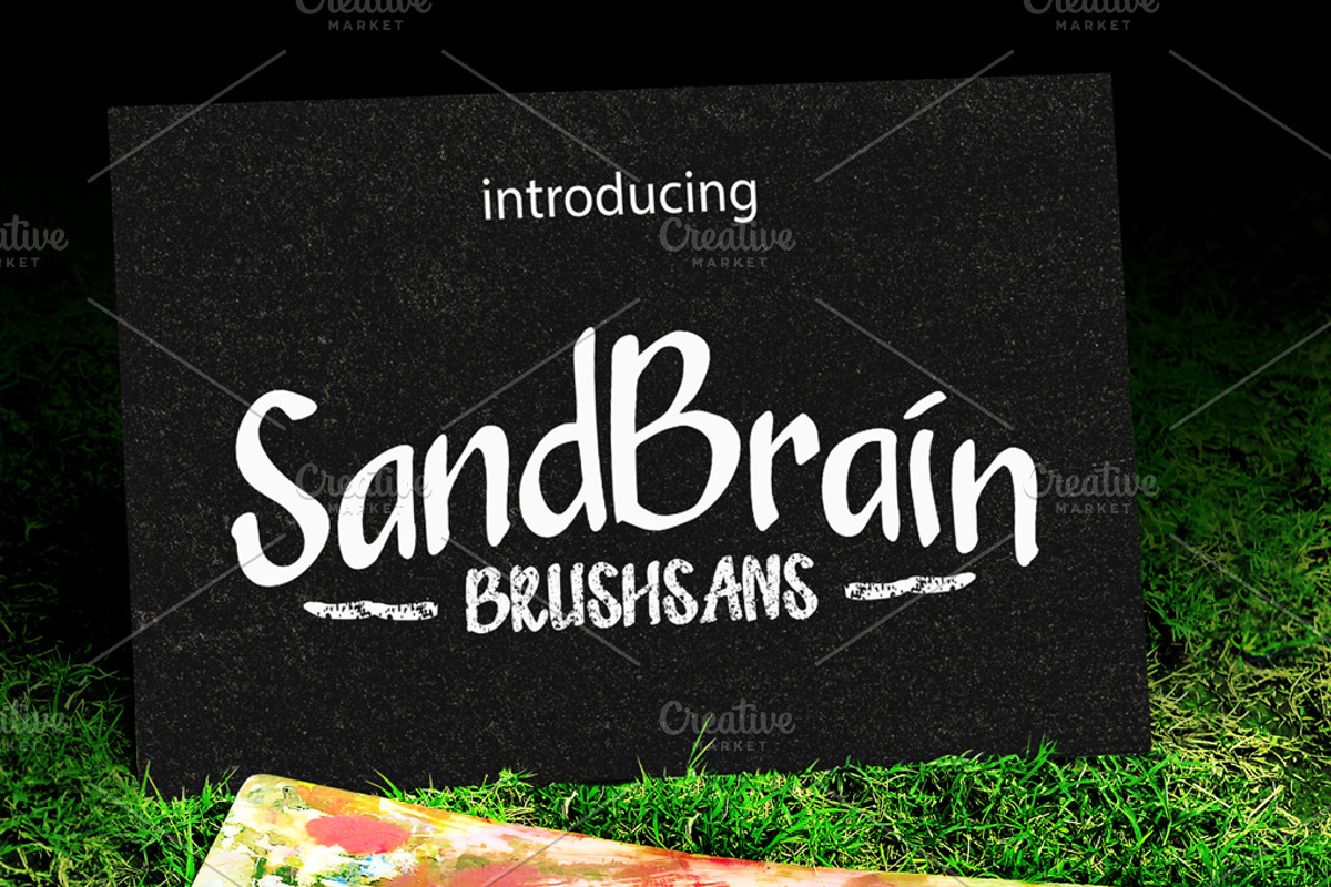 SandBrain - Font Family | 30% OFF