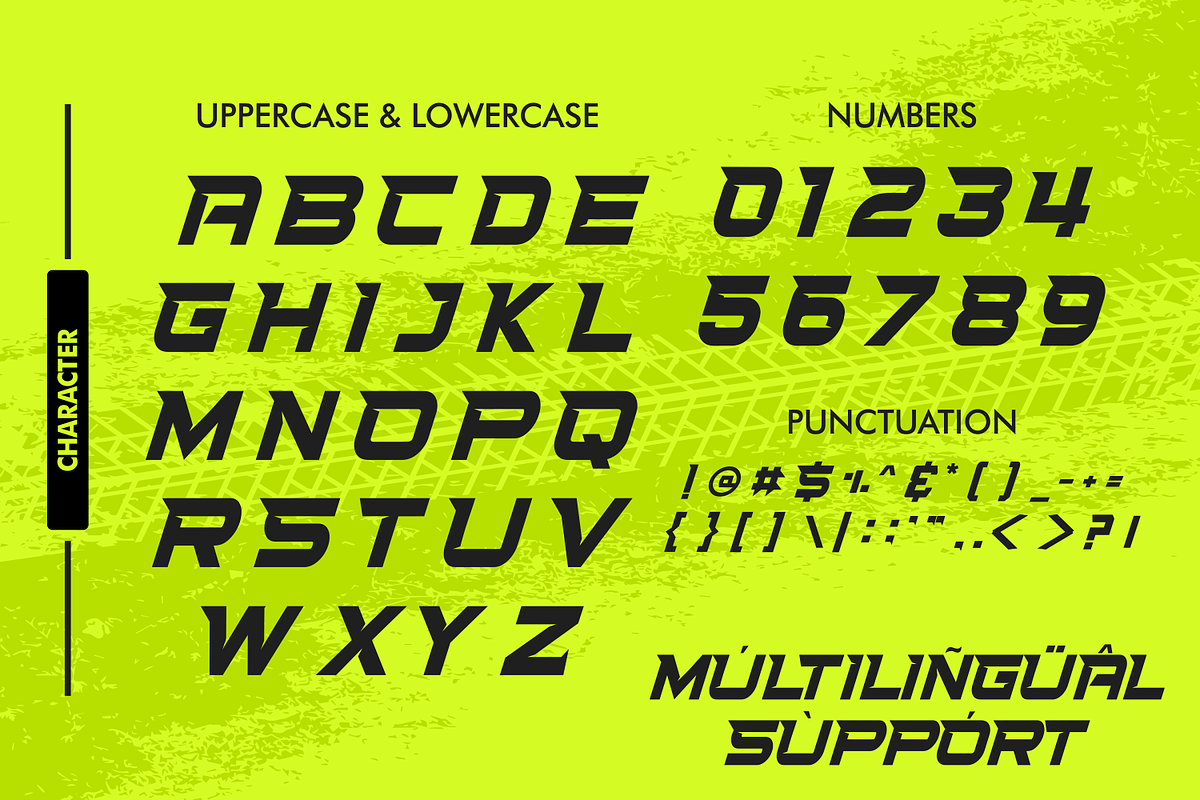 Station of Race, a Font by Fachranheit Studio (Photo 5 of 6)