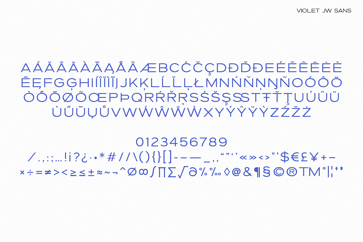 Violet JW Professional Font Duo preview 3