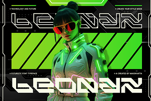 Kaeshi - Modern Techno Typeface