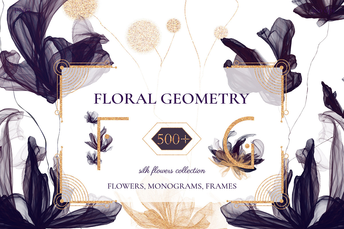 Floral Geometry, an Illustration by Salted Galaxy (Photo 1 of 18)
