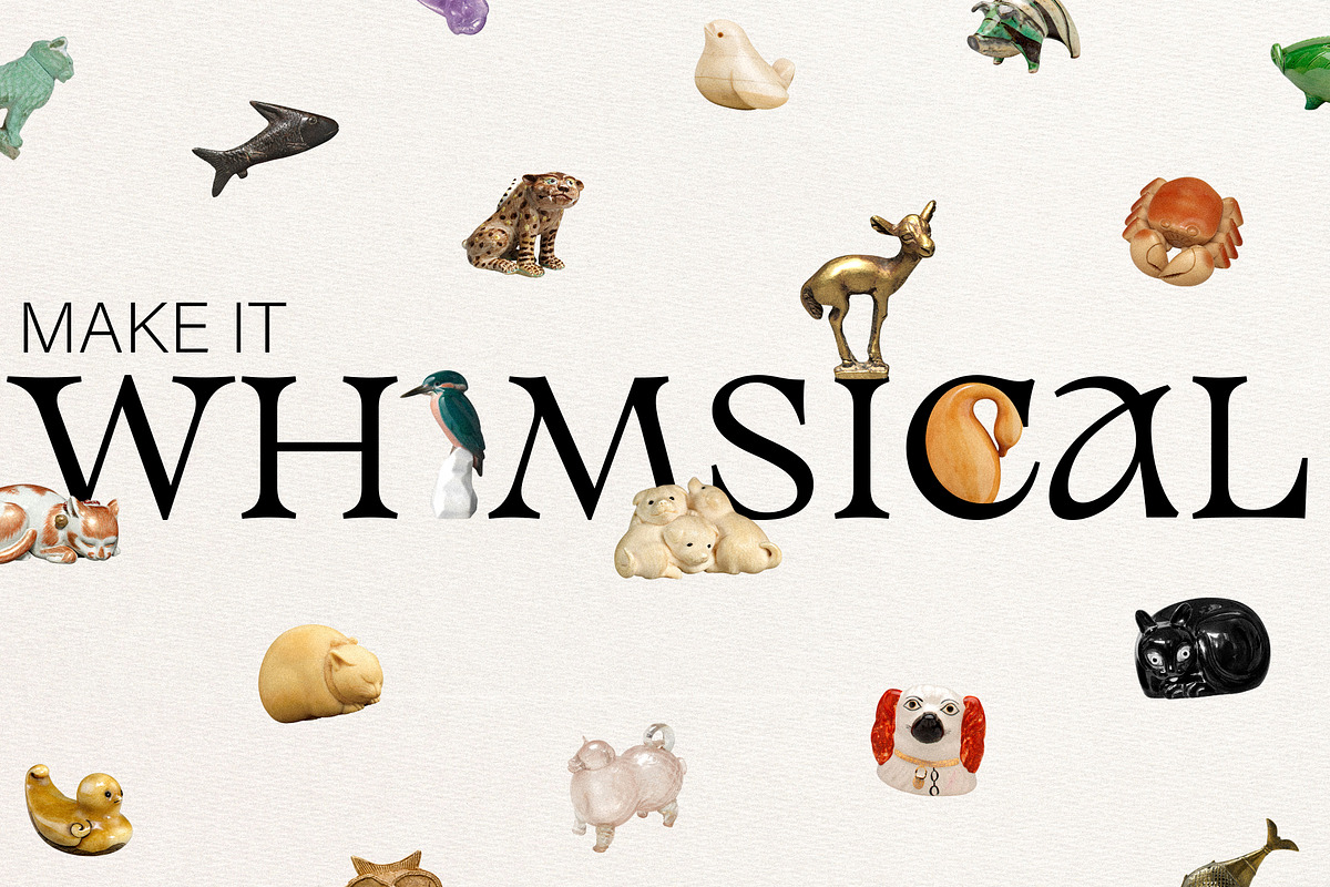 Whimsy of the Past: Vintage Animals, an Object Graphic by Dina Mae (Photo 5 of 9)
