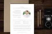 About Me Page Template, a Flyer Template by roselindoco (Thumbnail 1 of 4)
