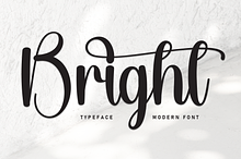 Bright | Script Font