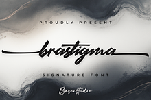 Brastigma a Signature Font