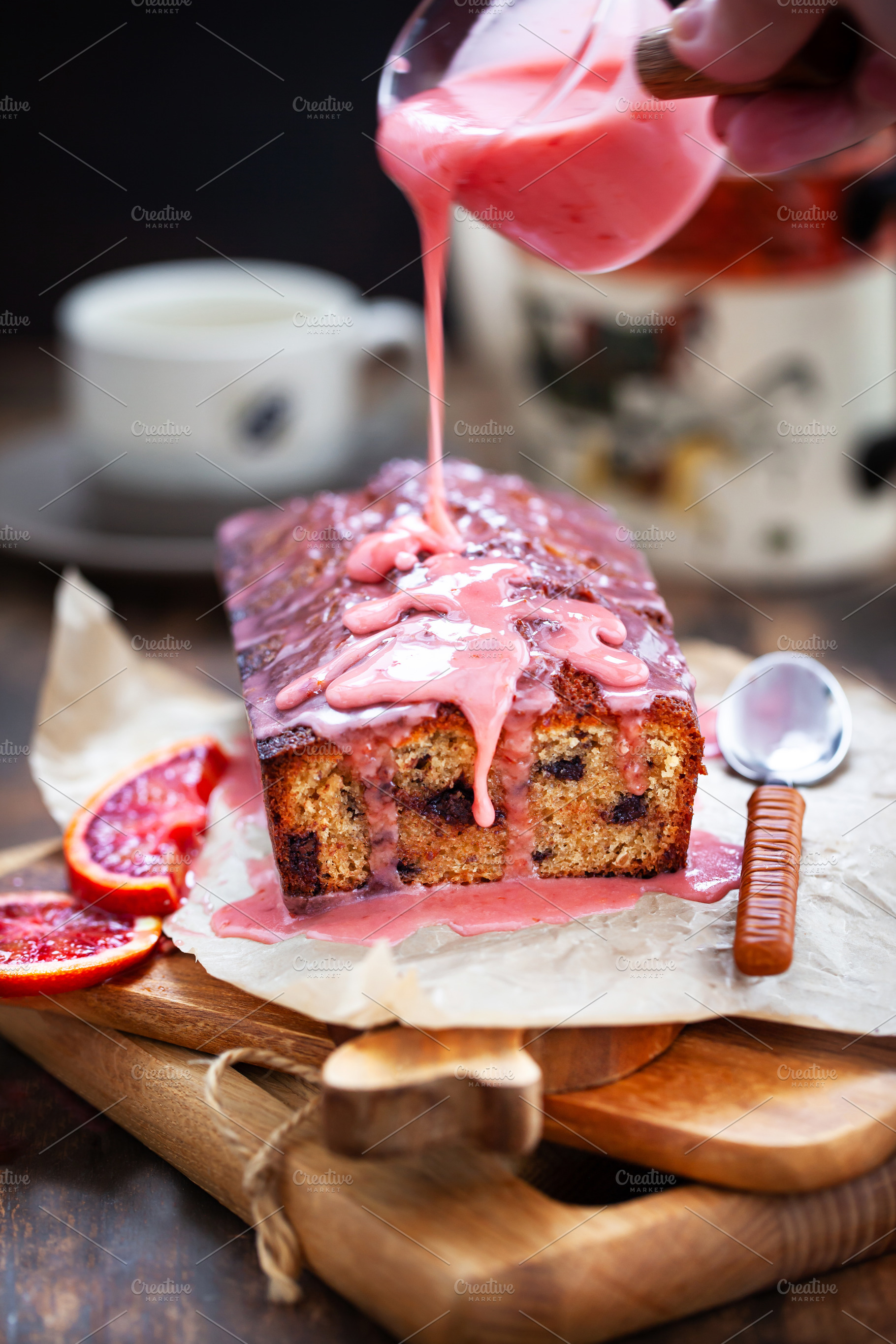Blush orange and dark chocolate cake, a Food & Drink Photo by Kate S