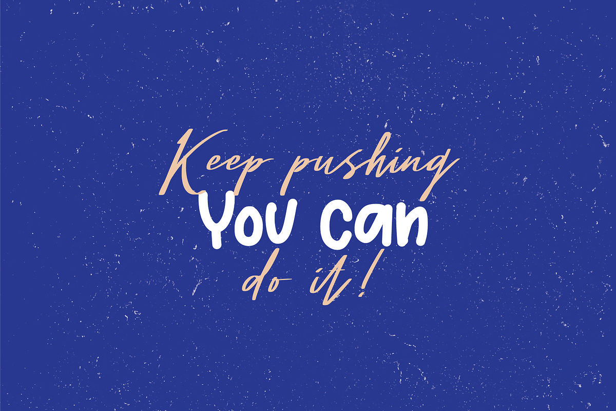 Chalk Mark, a Script Font by Pustudio (Photo 4 of 6)