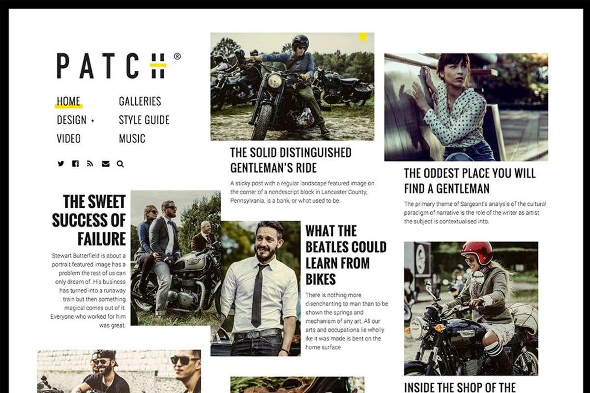 PATCH - A Newspaper-Inspired Theme, a WordPress Template by Pixelgrade (Photo 1 of 4)