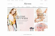 Alysum - eCommerce PSD template, a Websites & App Template by Promokit (Thumbnail 2 of 30)
