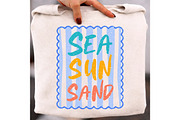 Sea Sun Sand Summer Sublimation, an Illustration by Libby Wishes (Thumbnail 3 of 5)