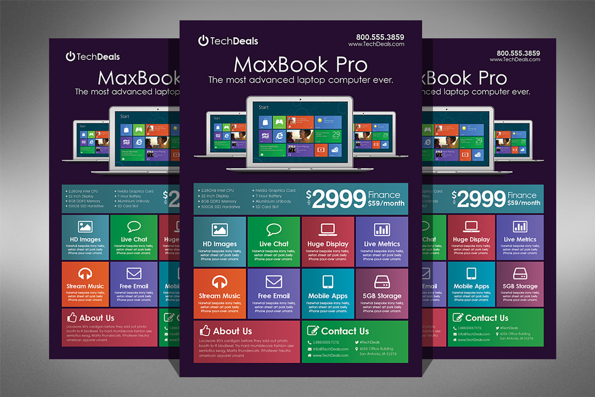 Computer Business Flyer Template, a Flyer Template by Creativenauts (Photo 1 of 4)