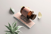 Amber Glass Bottle Mockups, a Cups & Container Mockup by pmvch (Thumbnail 15 of 20)