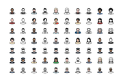 70 Avatar Icons, an Icon by Iconify.it (Thumbnail 3 of 3)